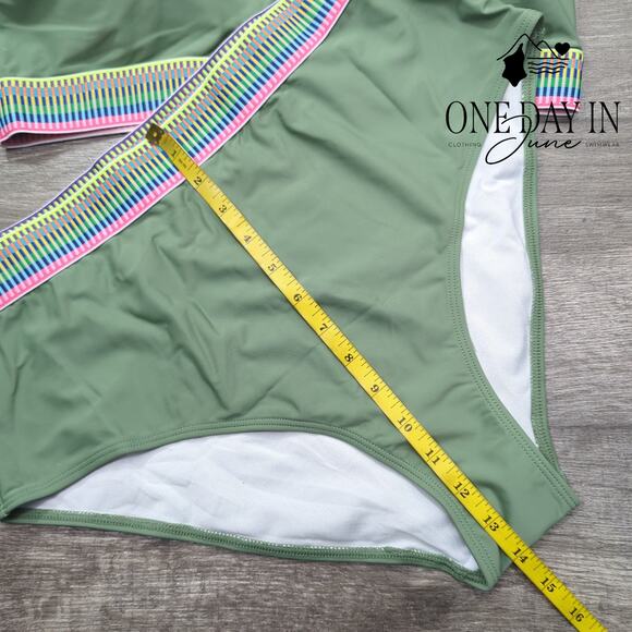 Adisputent Crop Bikini Swimsuit Size XL - Picture 4 of 5